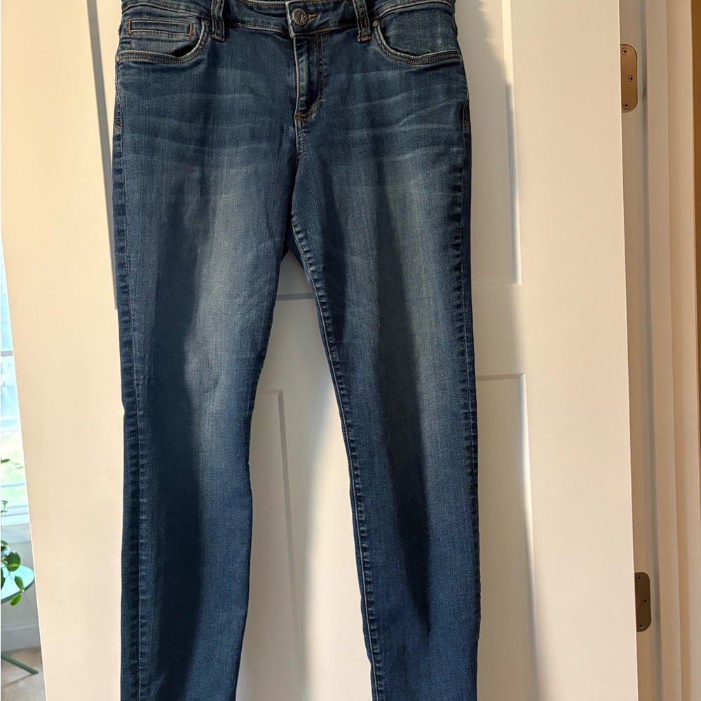 Kut from the Kloth Dark Wash Skinny Jeans, Size 12